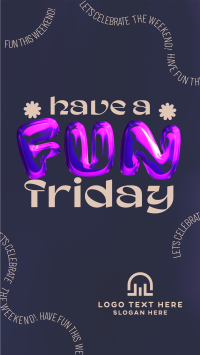 Fun Friday Balloon Instagram story Image Preview