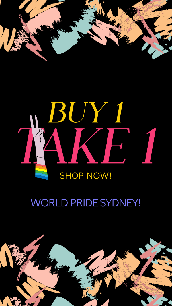 World Pride Sydney Promo Facebook Story Design