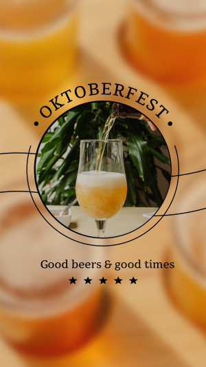 Oktoberfest Celebration Instagram story Image Preview