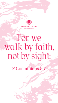 Walk by Faith Facebook story Image Preview