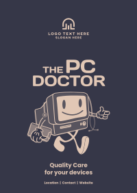 The PC Doctor Poster Design