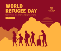 Refugee Day Awareness Facebook Post Design