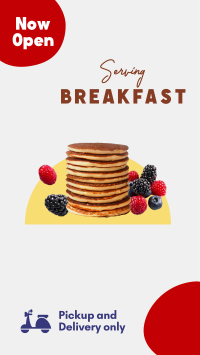 New Breakfast Diner Instagram Story Design