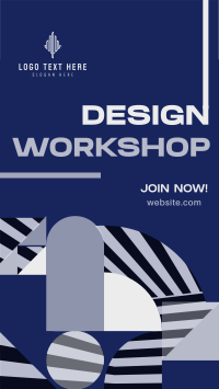 Modern Abstract Design Workshop TikTok video Image Preview