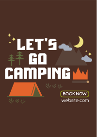 Camp Out Flyer Image Preview