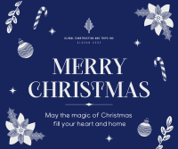 Holiday Christmas Season Facebook Post Design
