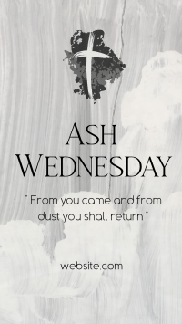 Ash Wednesday Celebration YouTube Short Design