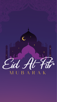 Starry Eid Al-Fitr Video Image Preview