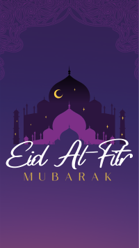 Starry Eid Al-Fitr TikTok Video Image Preview