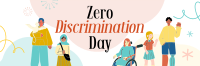 Zero Discrimination Twitter header (cover) Image Preview