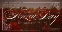 Elegant Anzac Day Facebook Ad Design