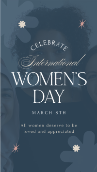 Women's Day Celebration YouTube Short Design