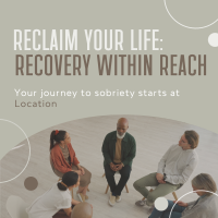 Peaceful Sobriety Support Group Instagram post Image Preview