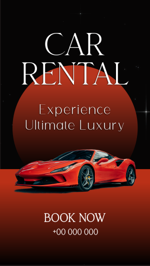 Lux Car Rental Facebook story Image Preview