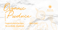 Organic Produce Facebook Ad Design