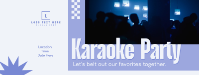 Karaoke Break Facebook cover Image Preview