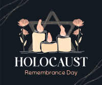 Holocaust Memorial Facebook Post Design