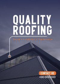 Quality Roofing Flyer Image Preview