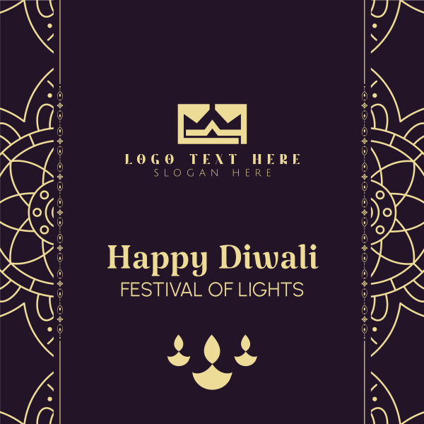 Happy Diwali Day Instagram Post Design Image Preview