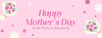 Mother's Day Bouquet Facebook Cover Design