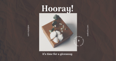 Hooray Gift Box Facebook ad Image Preview