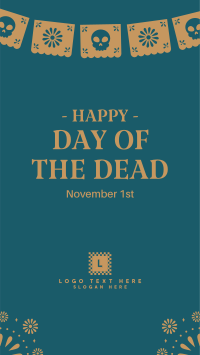 Happy Day of the Dead Instagram story Image Preview