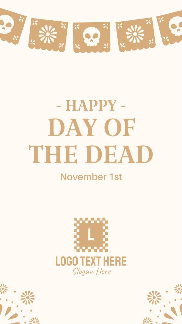 Happy Day of the Dead Instagram Story Design