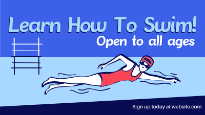 Summer Swimming Lessons Facebook event cover Image Preview