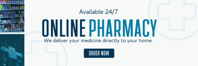 Online Pharmacy Business Twitter header (cover) Image Preview