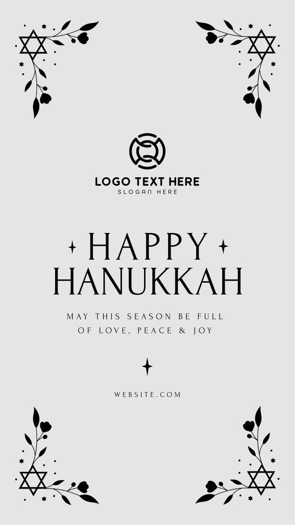 Hanukkah Festival Instagram Story Design Image Preview