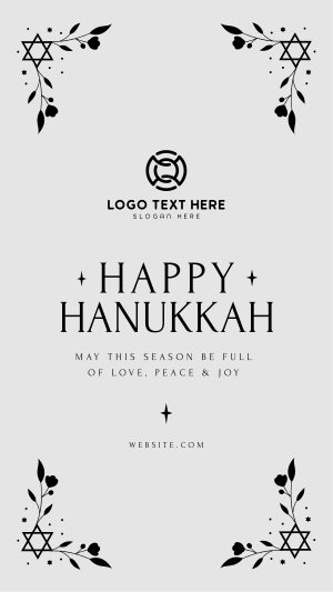 Hanukkah Festival Instagram story Image Preview