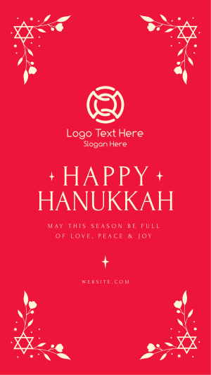 Hanukkah Festival Instagram story