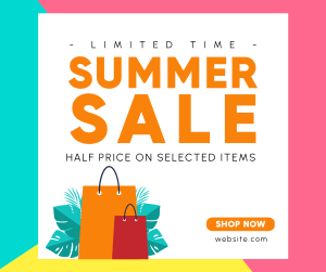 Summer Shopping Facebook post Image Preview