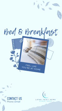 Homey Bed and Breakfast TikTok Video Design