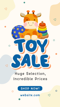 Toy Store Sale TikTok Video Image Preview