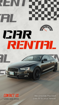 Edgy Car Rental YouTube Short Image Preview