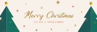 Christmas Tree Greeting Twitter Header Image Preview