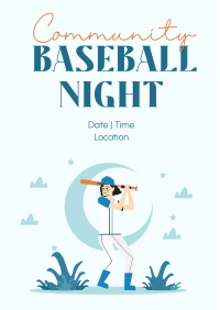 Baseball Girl Flyer Image Preview