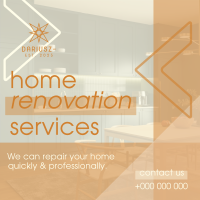 Simple Triangles Home Renovation Linkedin Post Image Preview