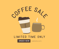 Coffee Sale Facebook Post Design