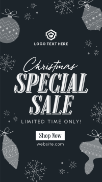 Christmas Holiday Shopping Sale Instagram Story Design