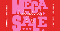 Valentine's Mega Sale Facebook Ad Design
