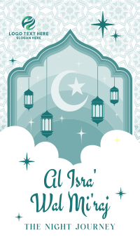 Al Isra wal Mi'raj Greeting Facebook story Image Preview