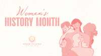 Women's History Month March Facebook Event Cover Design