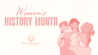 Women's History Month March Facebook event cover Image Preview