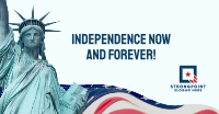 Independence Now Facebook Ad Design