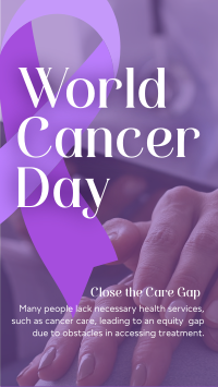 World Cancer Day Awareness Instagram Reel Design