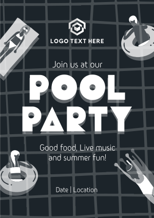 Exciting Pool Party Flyer Image Preview