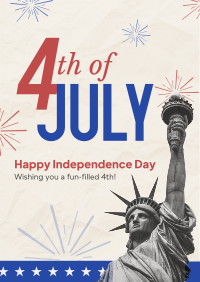 Fourth of July Greeting Flyer Image Preview