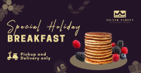 Holiday Breakfast Restaurant Facebook Ad Design